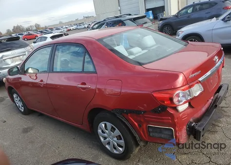 2011 Toyota Corolla Base из США, поврежденный, VIN 2T1BU4EE8BC644332